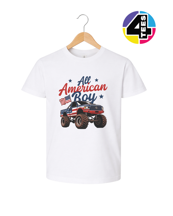 All American Monster Truck Youth Tee