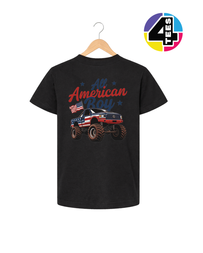 All American Monster Truck Youth Tee