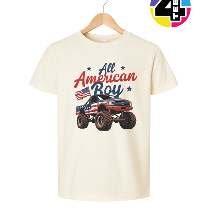 All American Monster Truck Youth Tee