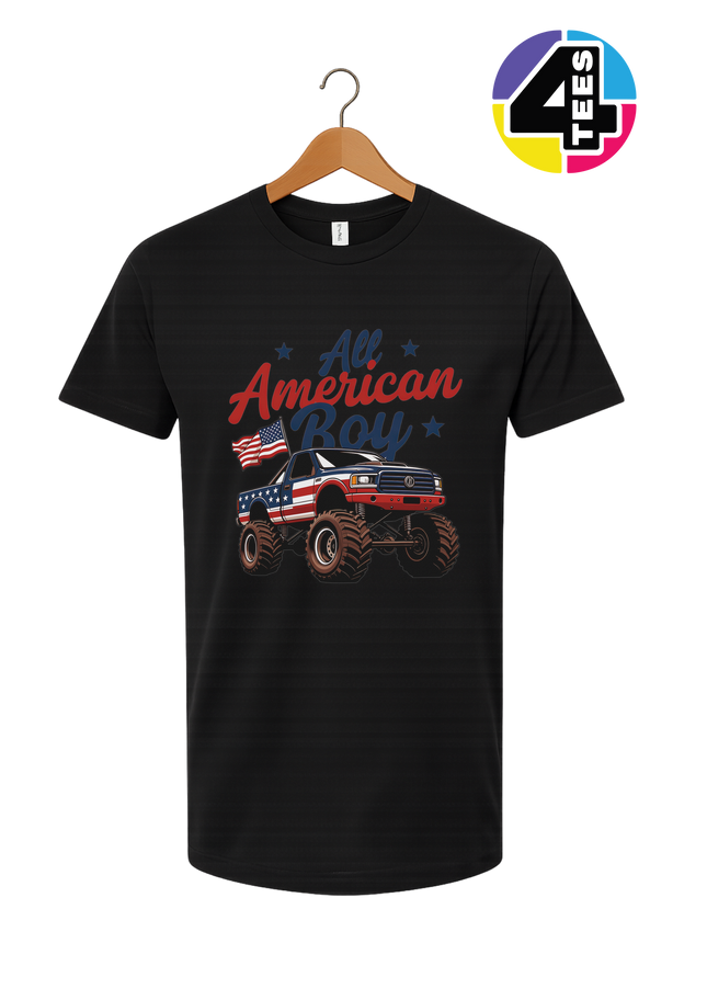 All American Monster Truck Tee
