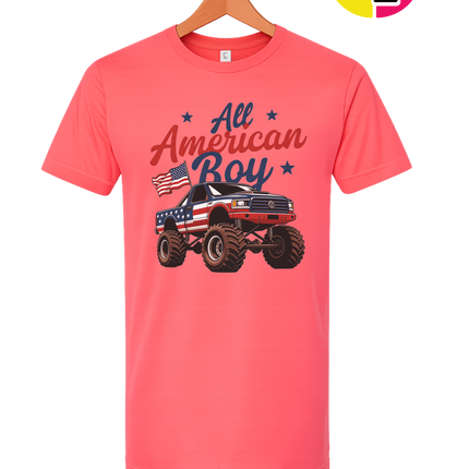 All American Monster Truck Tee