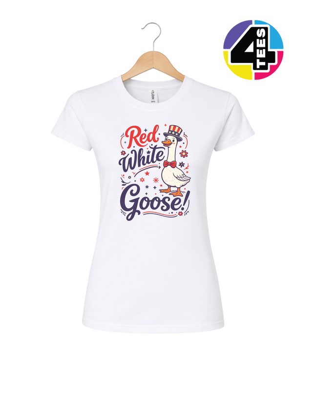 Red White Goose Women's Tee
