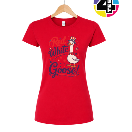 Red White Goose Women's Tee