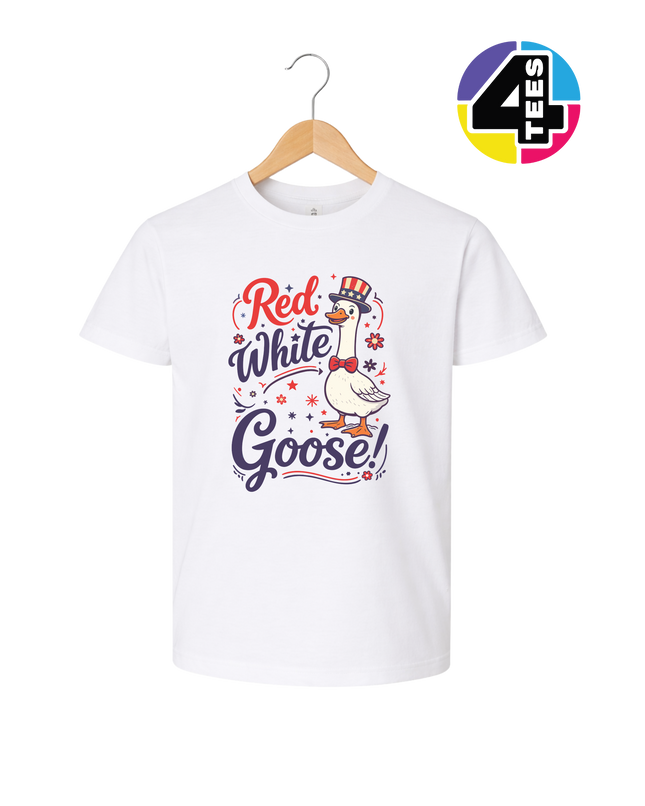 Red White Goose Youth Tee