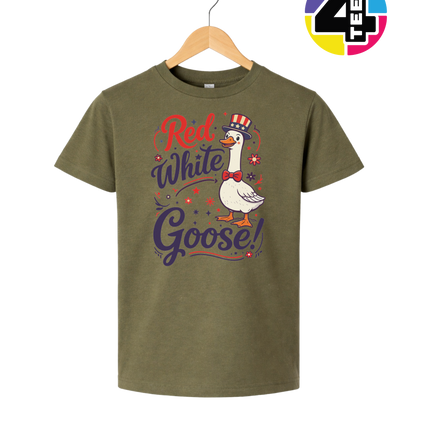 Red White Goose Youth Tee
