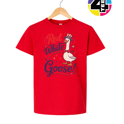 Red White Goose Youth Tee