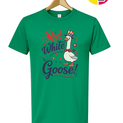 Red White Goose Tee