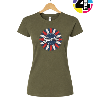 Americana Bloom Women's Tee