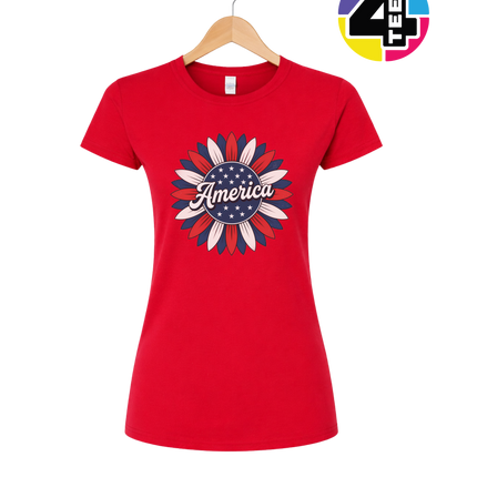 Americana Bloom Women's Tee