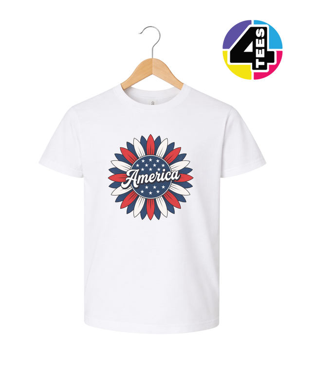 Americana Bloom Youth Tee