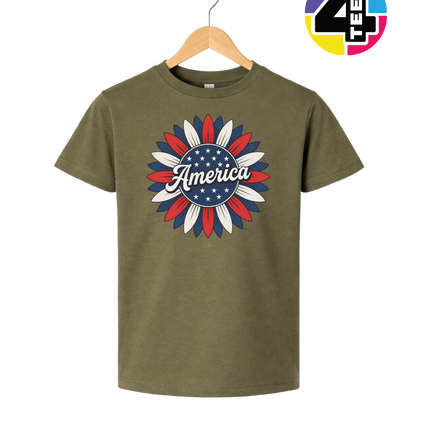 Americana Bloom Youth Tee