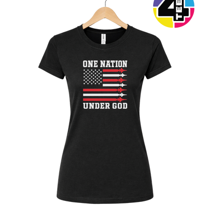 One Nation Under God Rockets Women's Tee