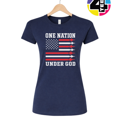 One Nation Under God Rockets Women's Tee