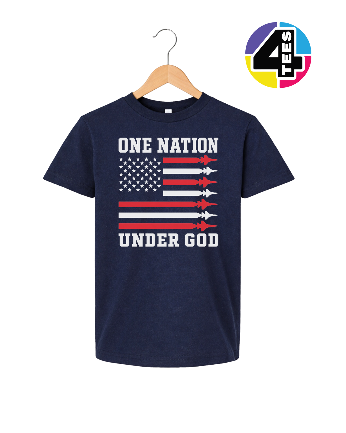One Nation Under God Rockets Youth Tee
