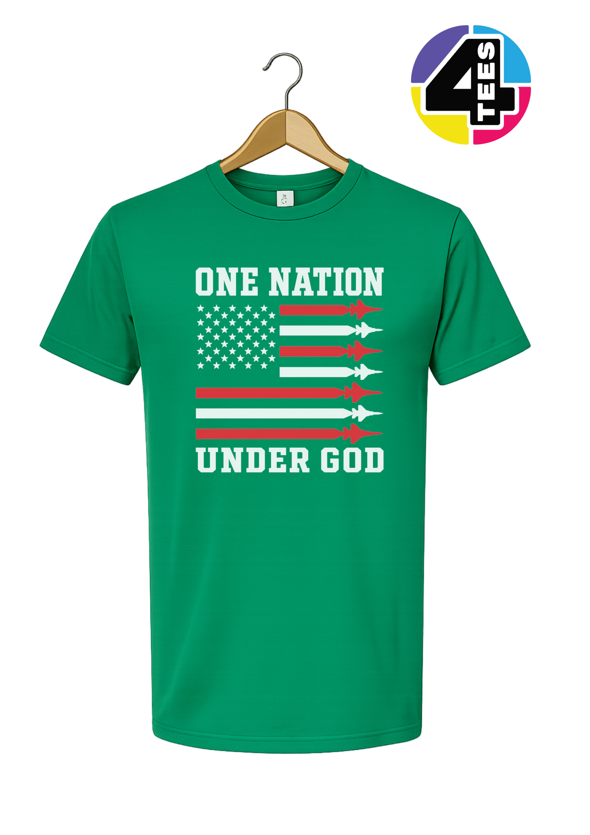 One Nation Under God Rockets Tee