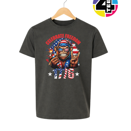 Firecracker Freedom Chimp Youth Tee