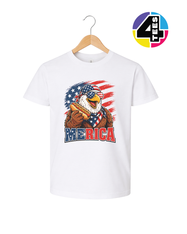Hot Dog Hero Eagle Youth Tee