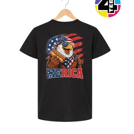 Hot Dog Hero Eagle Youth Tee