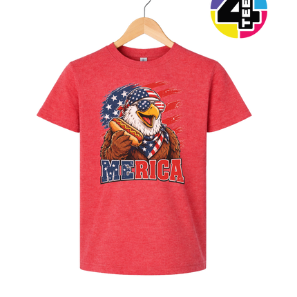 Hot Dog Hero Eagle Youth Tee