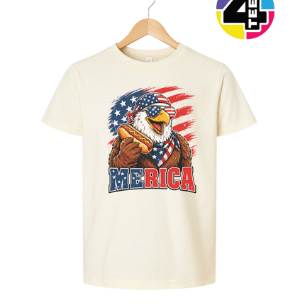 Hot Dog Hero Eagle Youth Tee