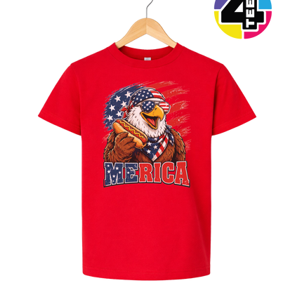 Hot Dog Hero Eagle Youth Tee