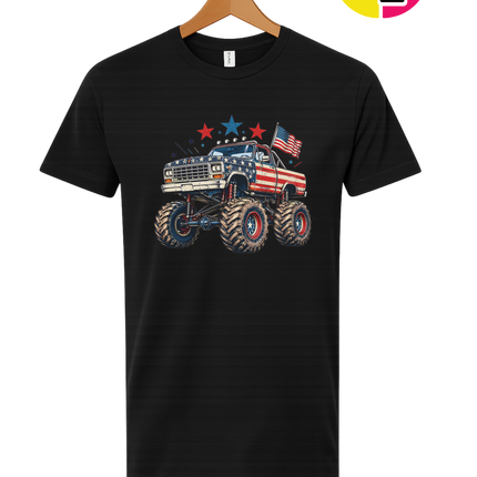 Stars & Stripes Monster Truck Tee