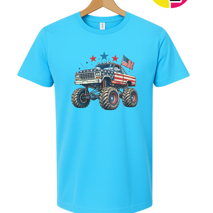 Stars & Stripes Monster Truck Tee