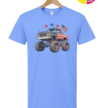 Stars & Stripes Monster Truck Tee