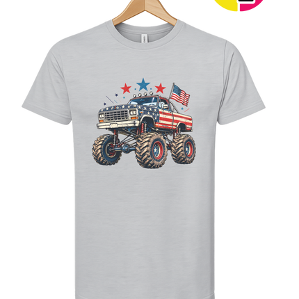 Stars & Stripes Monster Truck Tee