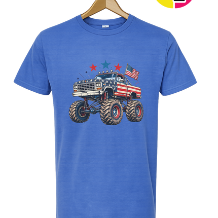 Stars & Stripes Monster Truck Tee