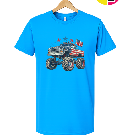 Stars & Stripes Monster Truck Tee