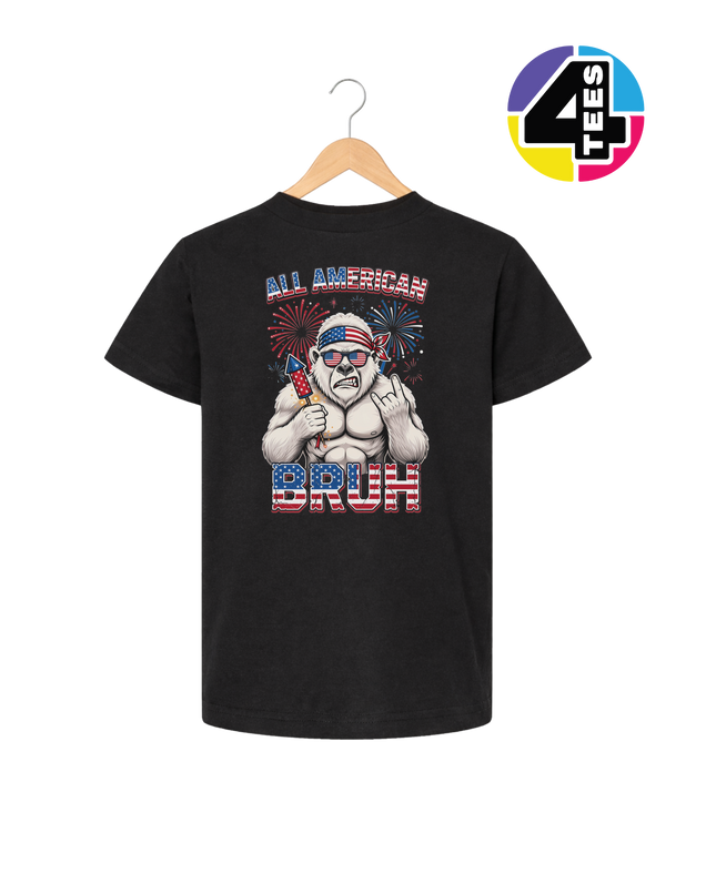 Freedom Bruh Gorilla Youth Tee