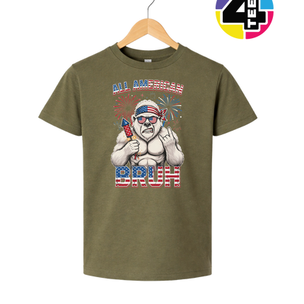 Freedom Bruh Gorilla Youth Tee