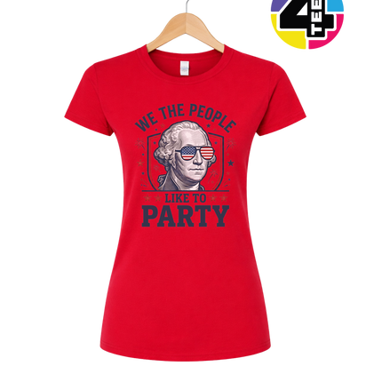 We The People Party Patriot Women's Tee