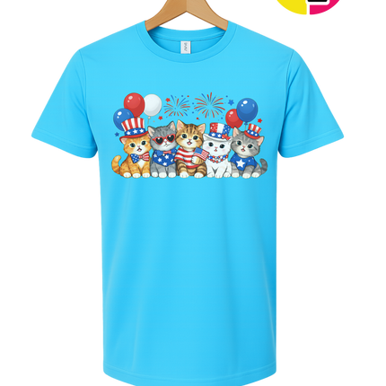 Patriotic Kitten Crew Tee