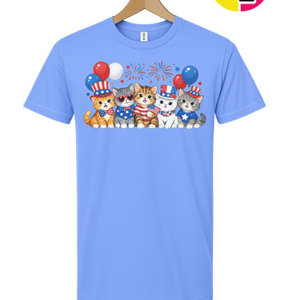 Patriotic Kitten Crew Tee