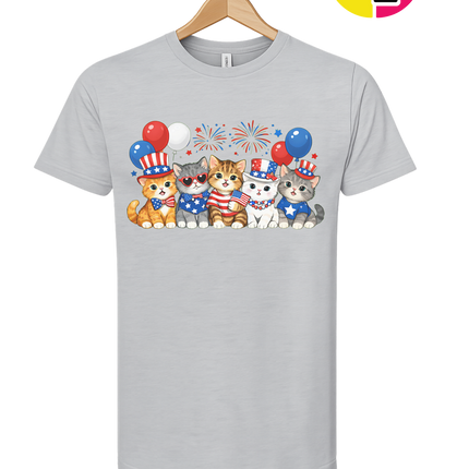 Patriotic Kitten Crew Tee