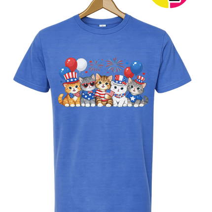 Patriotic Kitten Crew Tee