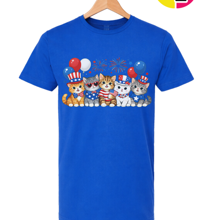 Patriotic Kitten Crew Tee