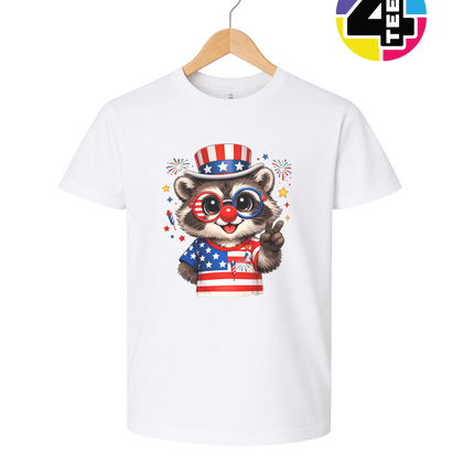 Uncle Sam Raccoon Spark Youth Tee