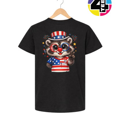 Uncle Sam Raccoon Spark Youth Tee
