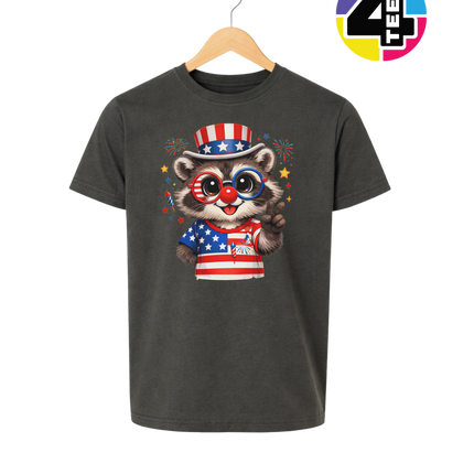 Uncle Sam Raccoon Spark Youth Tee