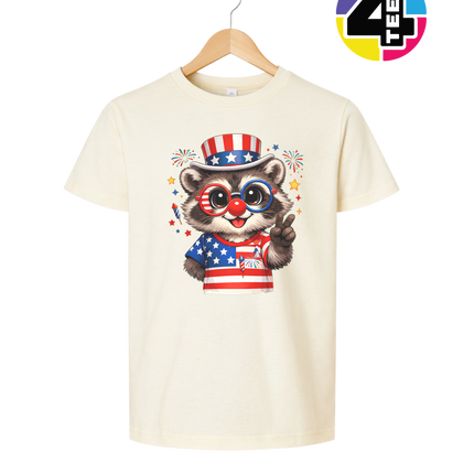 Uncle Sam Raccoon Spark Youth Tee