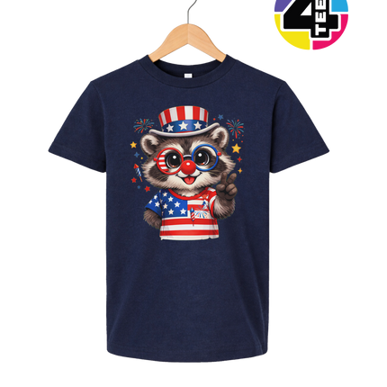 Uncle Sam Raccoon Spark Youth Tee