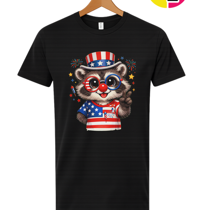 Uncle Sam Raccoon Spark Tee