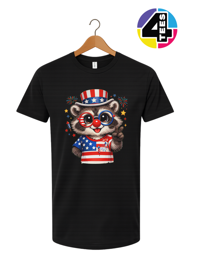 Uncle Sam Raccoon Spark Tee