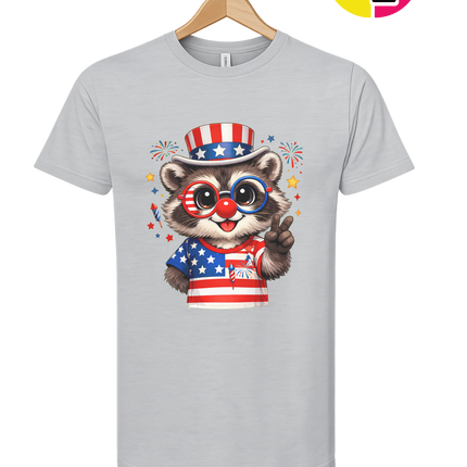 Uncle Sam Raccoon Spark Tee