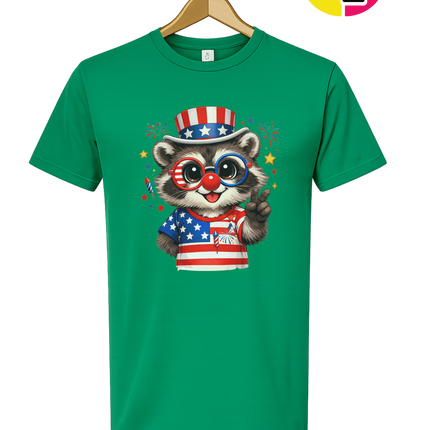 Uncle Sam Raccoon Spark Tee