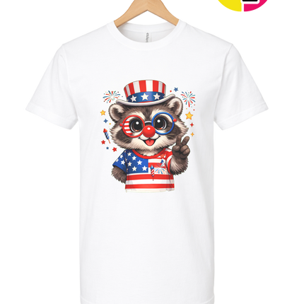 Uncle Sam Raccoon Spark Tee