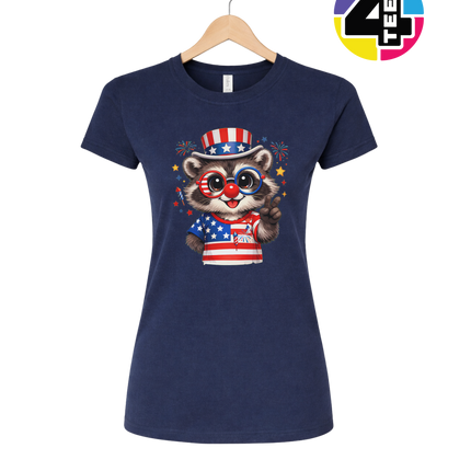 Uncle Sam Raccoon Spark Women's Tee